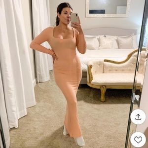 SKIMS lounge midi dress